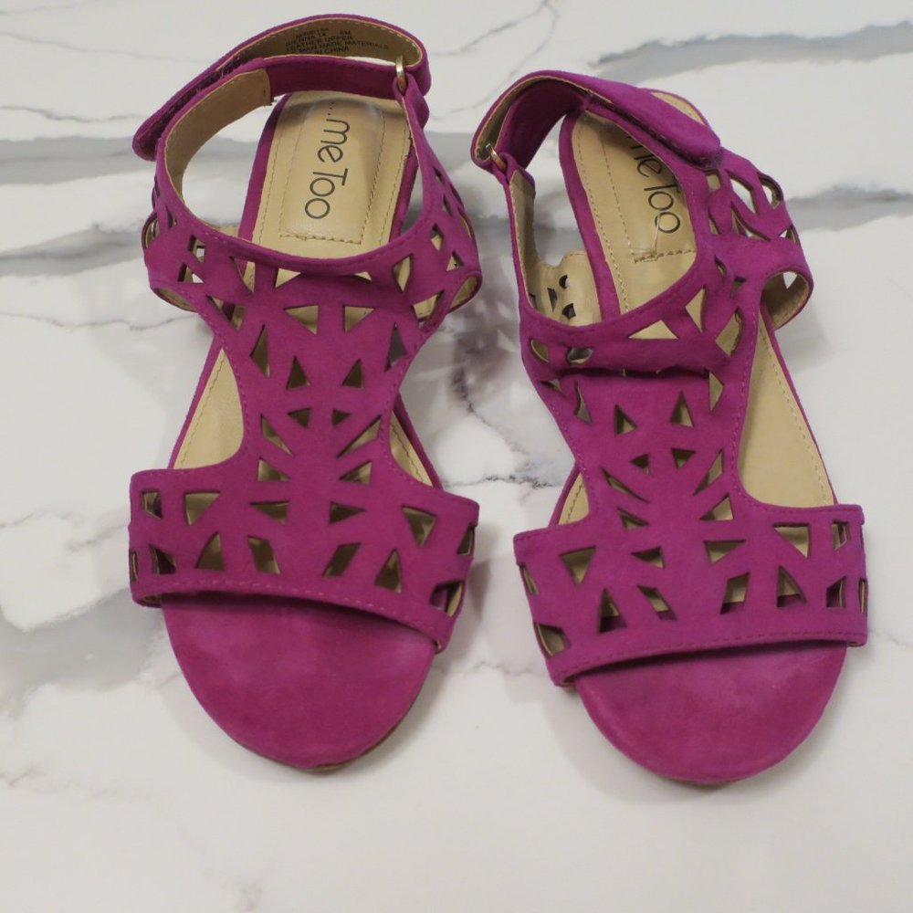 Me Too Sienna Hot Pink Sandals 6M